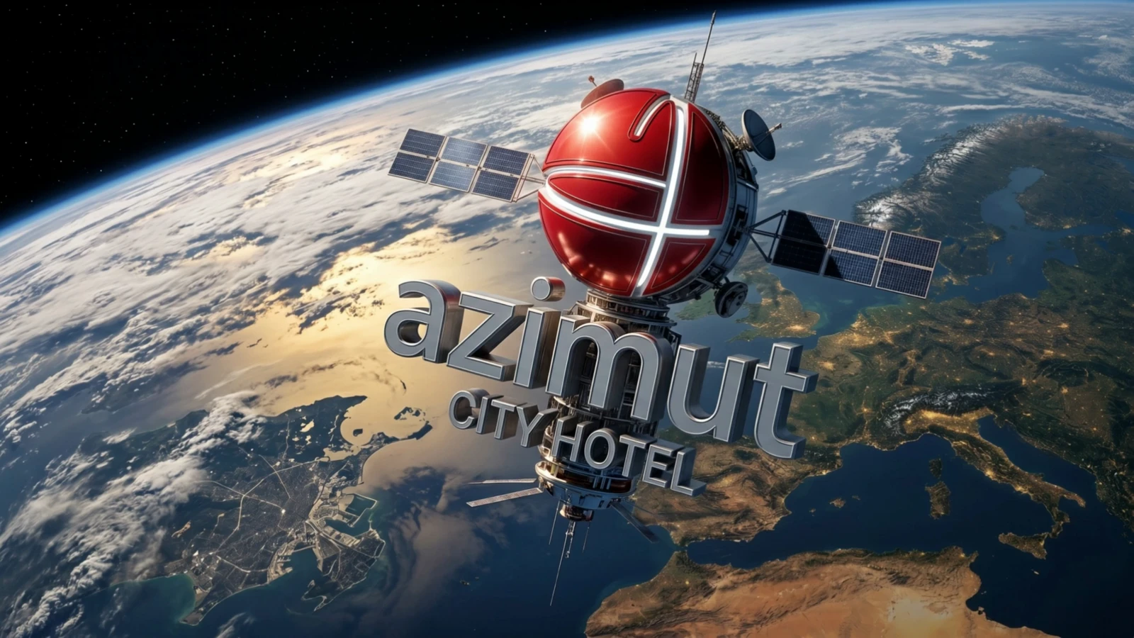 AZIMUT Сити Отель Пятигорск — вид с воздуха